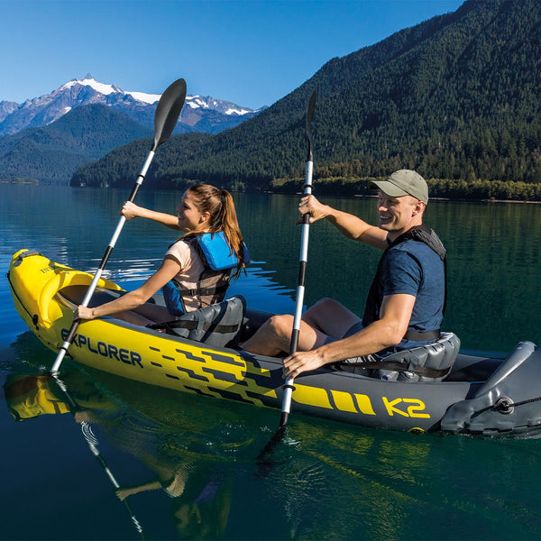  Intex Explorer K2 Inflatable Kayak Canoe 68307NP