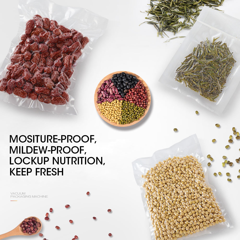 100x Commercial Grade Vacuum Sealer Food Sealing Storage Bags Saver 20x30cm