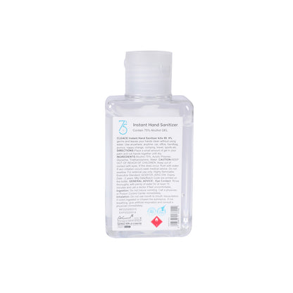 Cleace 1x Hand Sanitiser Sanitizer Instant Gel Wash 75% Alcohol 100ML