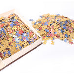 Jigsaw Puzzles 1000 Piece Kids DIY Basswood Puzzle Child Toys Home Decor