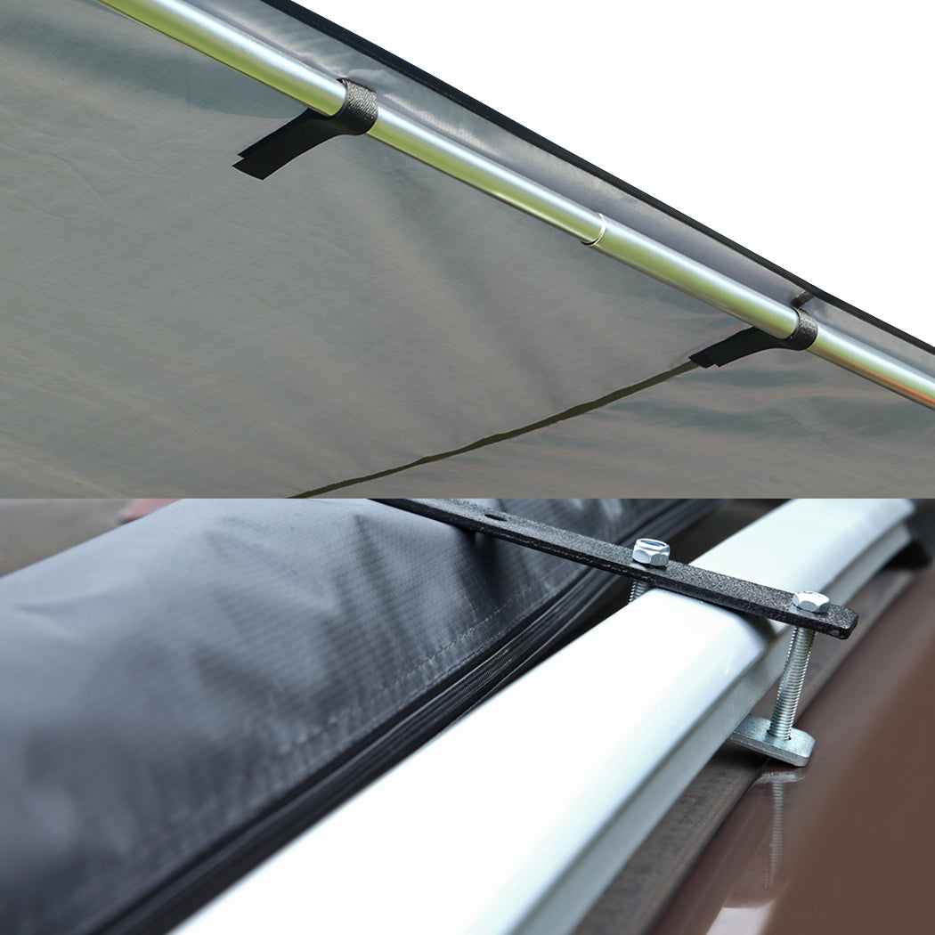 2.5x3M Car Side Awning Extension Roof Rack Covers Tents Shades Camping