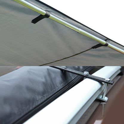 2.5x3M Car Side Awning Extension Roof Rack Covers Tents Shades Camping
