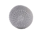 Knitted Pouf LIGHT GREY