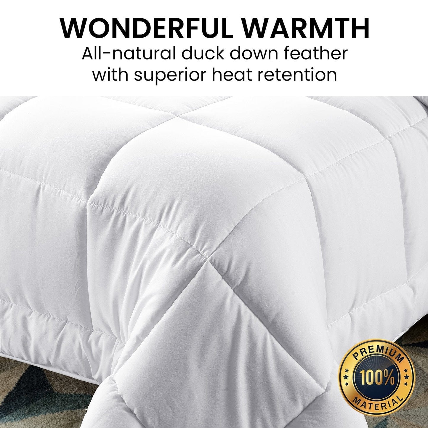 700GSM Duck Down Feather Quilt Duvet Doona - King