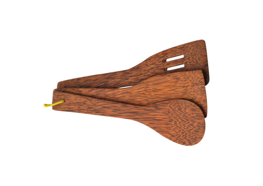3pcs Coconut wooden Utensil Set