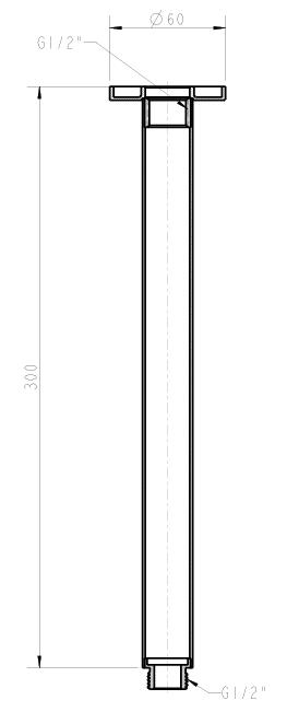 Shower Head Arm Wall Connector - Melbourne Home & Living