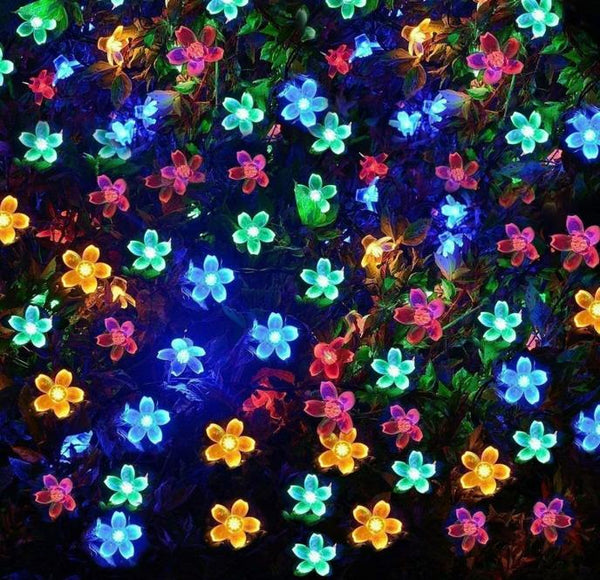  Solar Floral String Light Multicolour