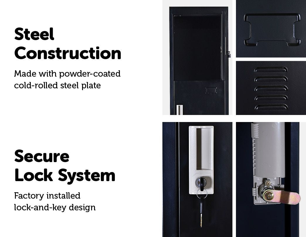 Four-Door Office Gym Shed Storage Lockers
