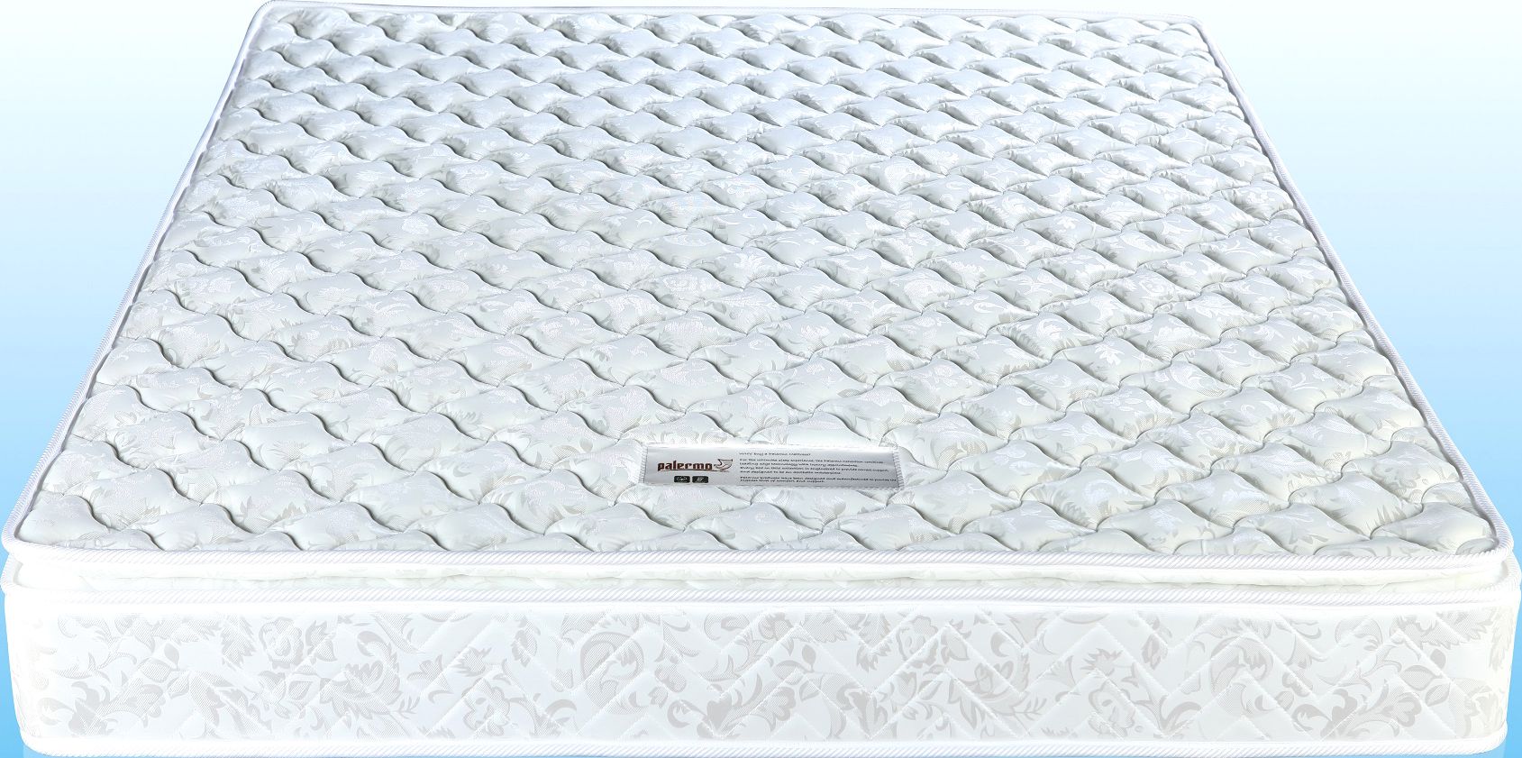 Palermo Queen Luxury Latex Pillow Top Topper Spring Mattress