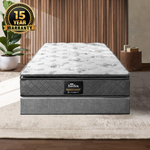 H&L 21cm King Single Mattress 7 layer Breathable Luxury Bed Cool Foam Medium Firm