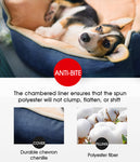 Pet Bed Dog Puppy Beds Cushion Pad Pads Soft Plush Cat Pillow Mat Blue XL