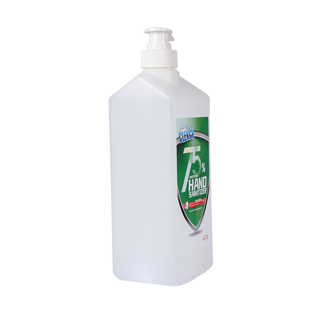 Cleace 1x Hand Sanitiser Sanitizer Instant Gel Wash 75% Alcohol 1000ML