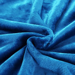 DreamZ Plush Warm Fleece Sherpa Hoodie Sweatshirt Huggle Blanket Pajamas Navy