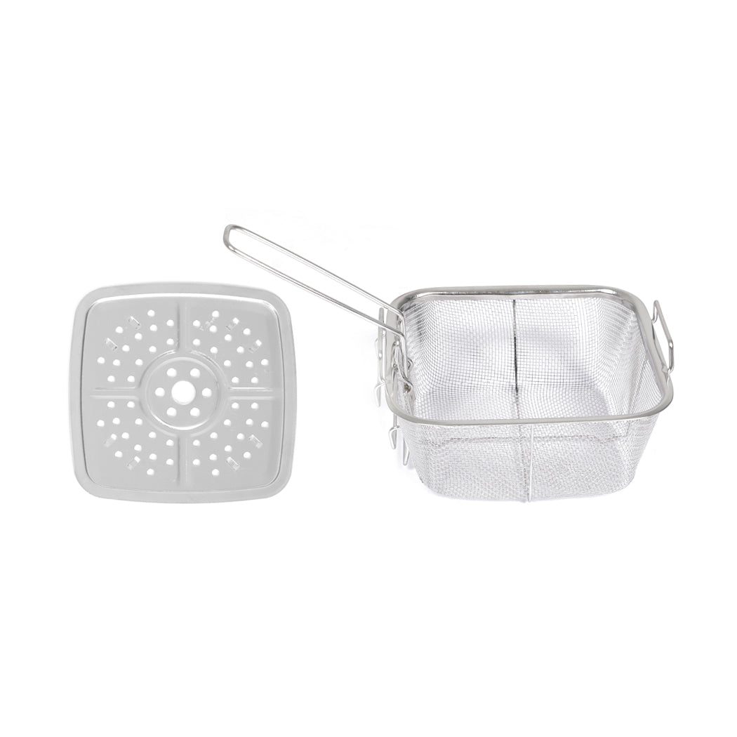 Saucepan Set Frying Pan Non Stick Deep Fry Steamer with Glass Lid Cookware Set