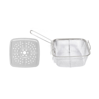 Saucepan Set Frying Pan Non Stick Deep Fry Steamer with Glass Lid Cookware Set