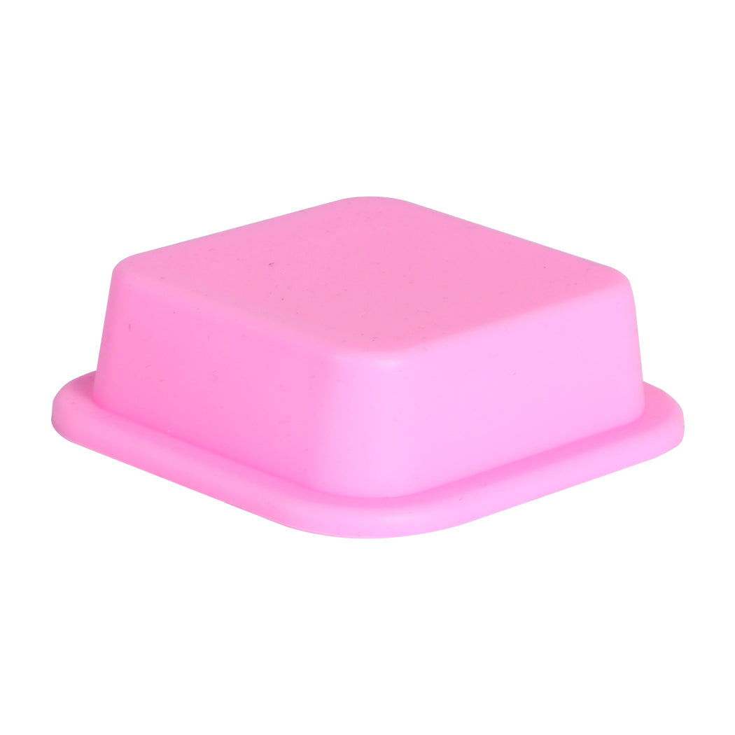 Soap Moulds Silicone 3D Shaped Mold DIY Handmade Tools Square 25Pcs