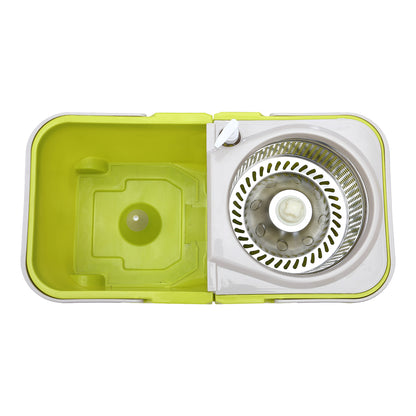 4 Style 360 Spinning Mop Stainless Steel Bucket 2 Free Spin Mop Heads/pads Wheel