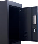 4-digit Combination Lock 4 Door Locker for Office Gym Black