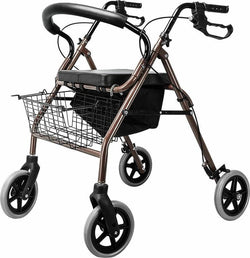Rollator Walker Walking Frame With Wheels Black