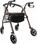 Rollator Walker Walking Frame With Wheels Black