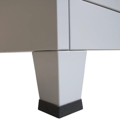 Office Cabinet with 4 Doors Steel 90x40x180 cm Grey