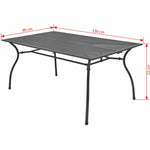 Garden Table,  Steel Mesh
