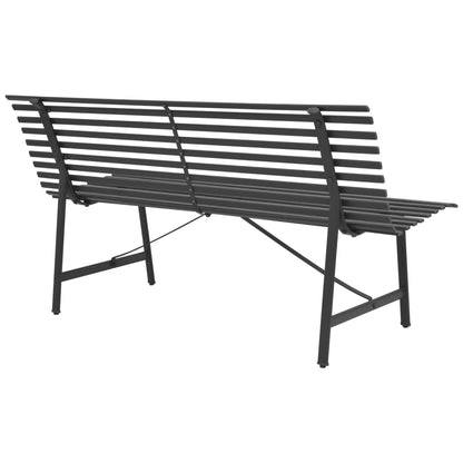 Garden Bench 150 cm Steel Anthracite