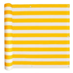 Balcony Screen HDPE Yellow and White