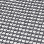 Tent Carpet Fabric mesh with PVC foam coating ( Anthracite)