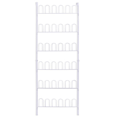 18 Pairs Shoe Racks 2 pcs Steel White