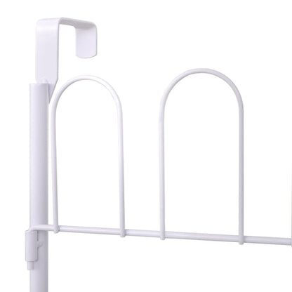 18 Pairs Shoe Racks 2 pcs Steel White