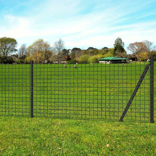  Colour Grey Euro Fence Steel