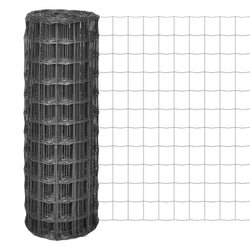 Euro Fence Steel 25x1.2 m Grey