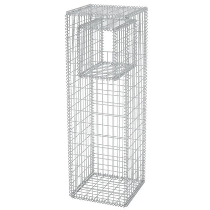 Gabion Basket Post/Planter Steel 50x50x160 cm
