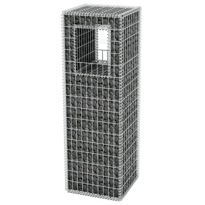 Gabion Basket Post/Planter Steel 50x50x160 cm