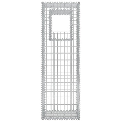 Gabion Basket Post/Planter Steel 50x50x160 cm