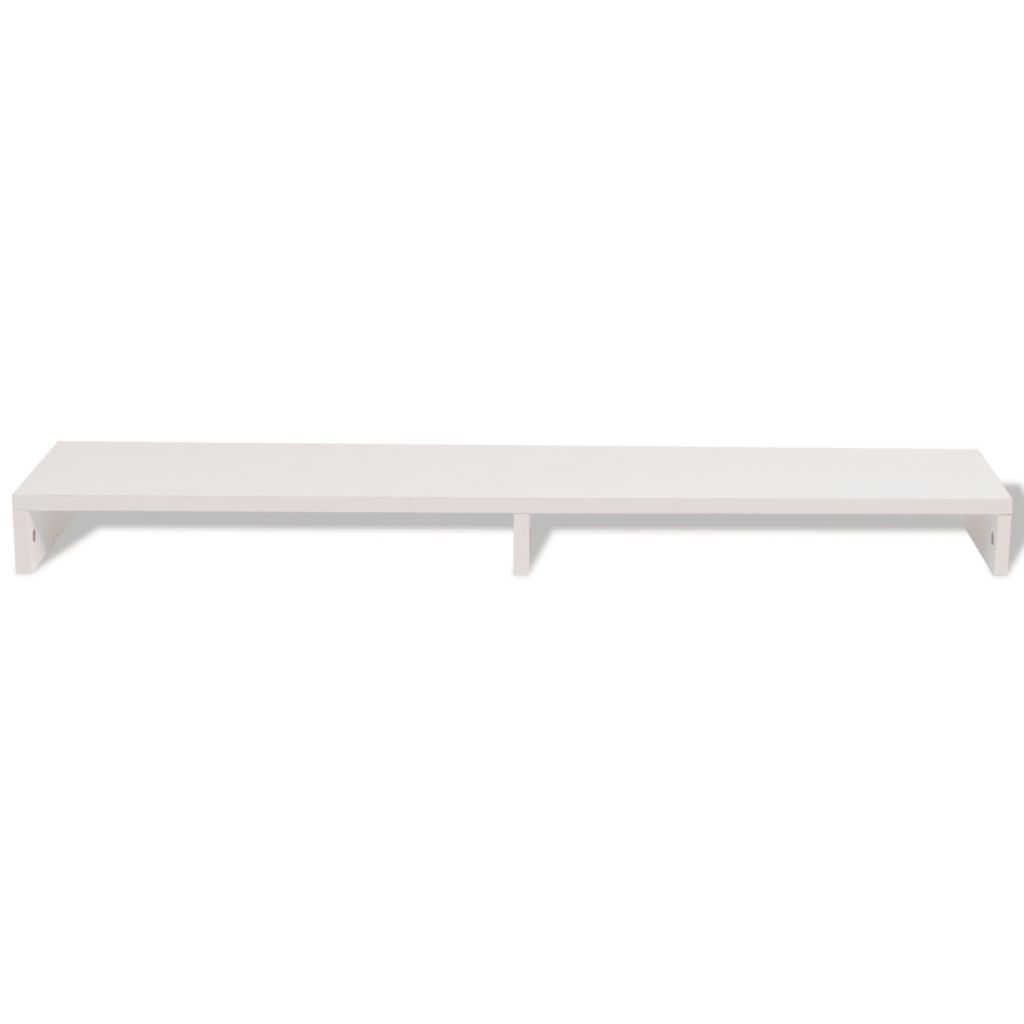 Monitor Stand Chipboard 118X23.5X9 Cm White
