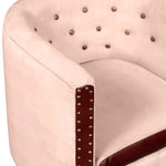 Leather Tub Chair Beige