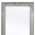 Wall Mirror  Baroque Style  Silver