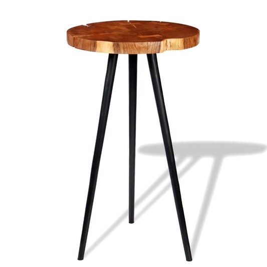 Log Bar Table Solid Acacia Wood (55-60)X110 Cm