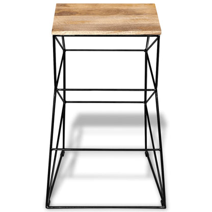 Bar Stool Solid Mango Wood