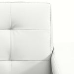 Sofa Bed Artificial Leather White