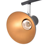 Ceiling Lamp for 4 Bulbs E27 Black and Gold
