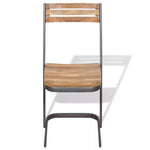 Dining Chairs 6 pcs Solid Teak Wood