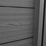 Garden Fence Panels 3 pcs WPC 538 cm Grey