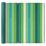Balcony Screen Oxford Fabric Stripe - Green