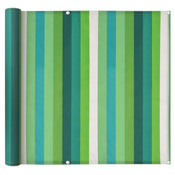  Balcony Screen Oxford Fabric Stripe - Green