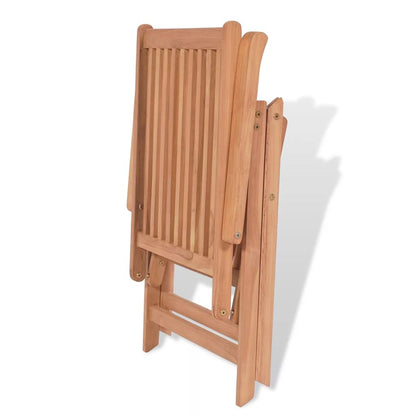 Reclining Garden Chair Solid Teak Wood