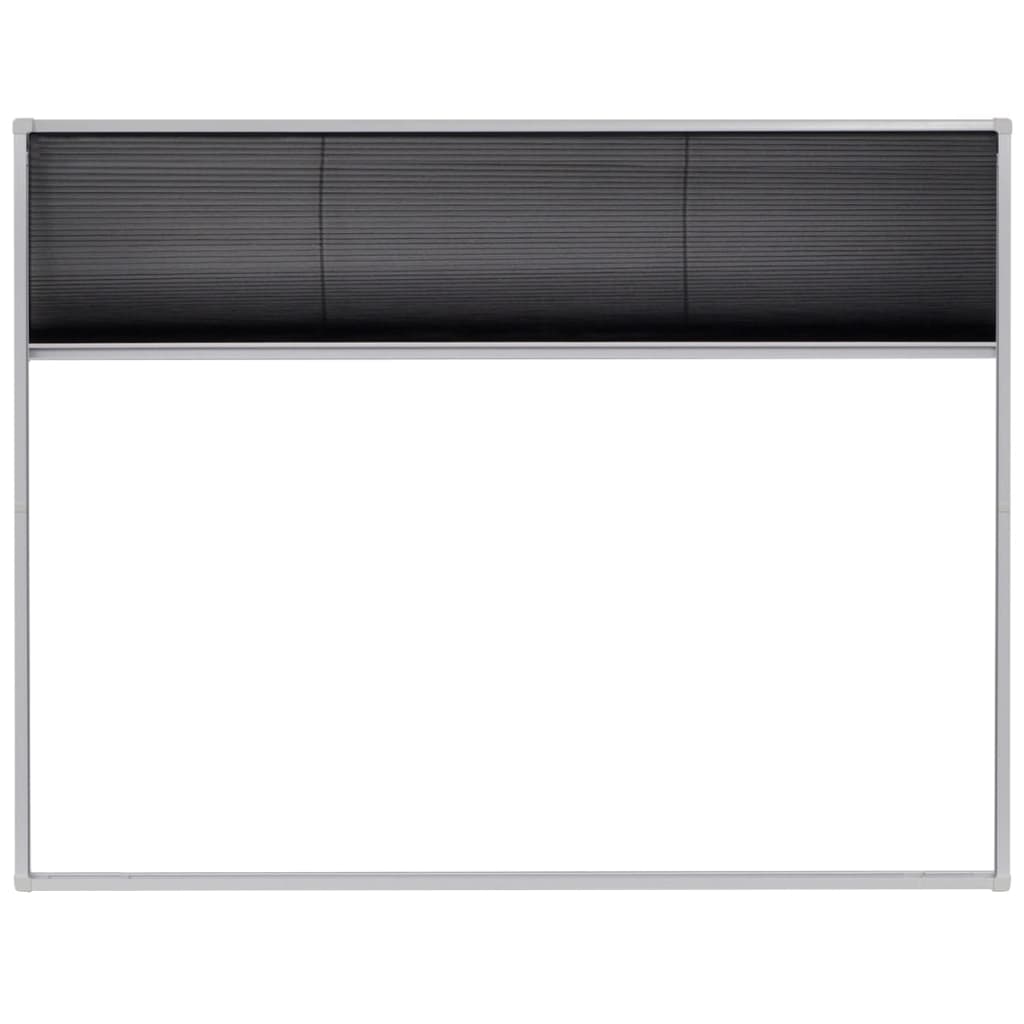 Plisse Insect Screen for Windows Aluminium 130x100 cm