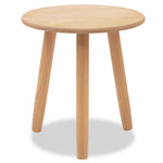 Side Table Set 2 Pieces Solid Pinewood Brown